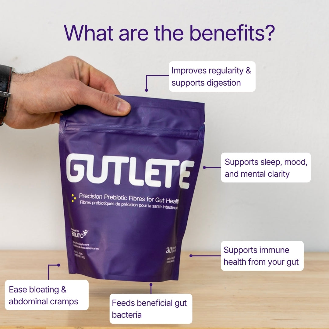 GUTLETE Prebiotic Gut Health Supplement